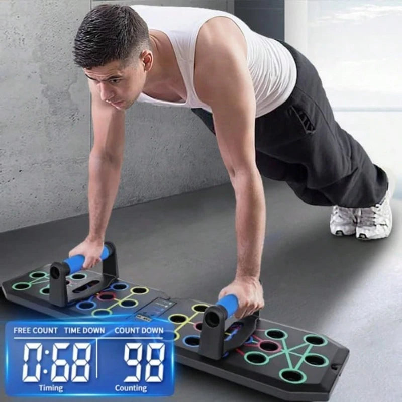 Solid Push Up Board Multi Functional Stands System Home Gym Chest Muscle Exercise for Men Women