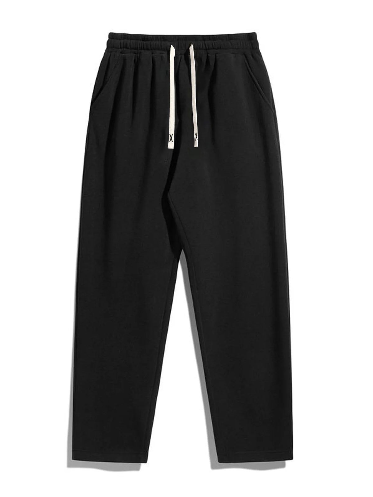 5-Piece Set Paired with Men's Casual Sports Pants, Windproof, Comfortable, Breathable Drawstring Waist Straight Leg Jogging Pants, Suitable for Outdoor Hiking, Tourism, Mountaineering, Gatherings and Other Activities.