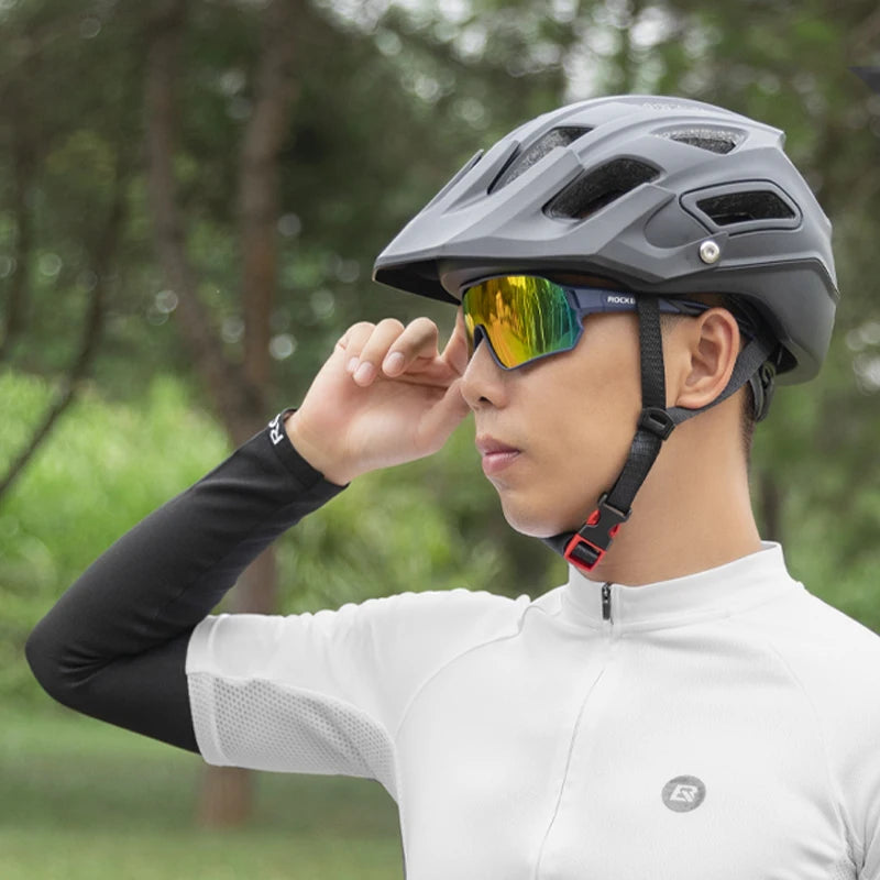 ROCKBROS Cycling Glasses UV400 Outdoor Sport Sunglasses Ultra-light Unisex Bicycle Eyewear MTB Road Bike Polarized Glasses