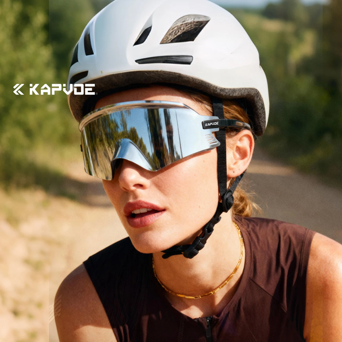 Kapvoe Cycling Sunglasses Hiking Eyewear Men's MTB Bike Bicycle Sunglasses UV400 for Women Outdoor Sport Goggles Running Pickleball Baseball Glasses