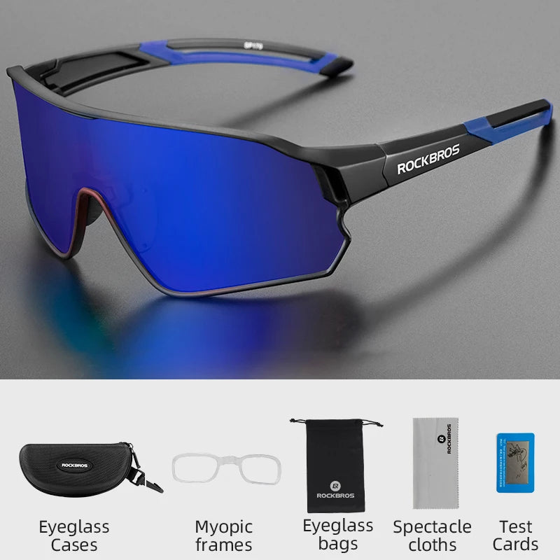 ROCKBROS Cycling Glasses UV400 Outdoor Sport Sunglasses Ultra-light Unisex Bicycle Eyewear MTB Road Bike Polarized Glasses