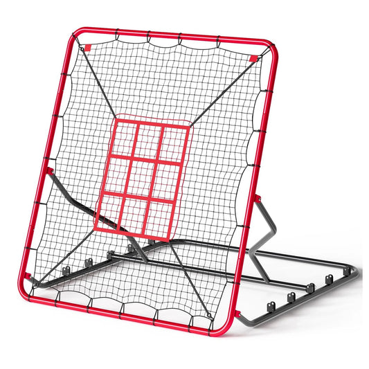 Baseball/Softball Rebounder Net, Pitchback Rebounder Net, Soccer Rebounder Net, Adjustable Multisport Pitching Rebounder Net