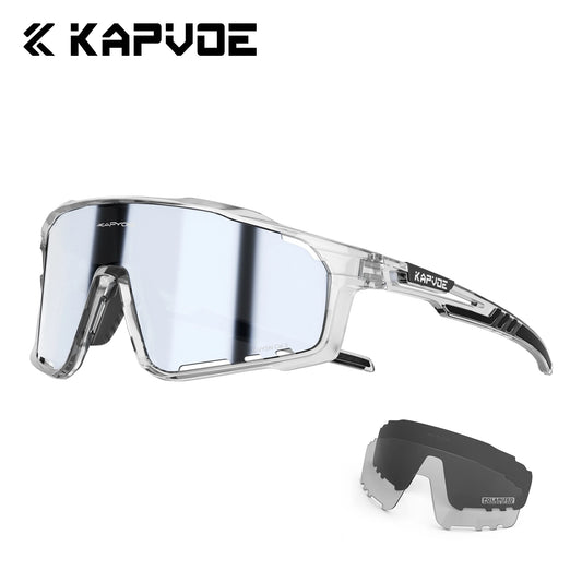 Kapvoe Cycling Glasses Polarized Sunglasses for Men Women Biking UV400 Outdoor Mountain Bike Sports Mountain Glasses Fishing