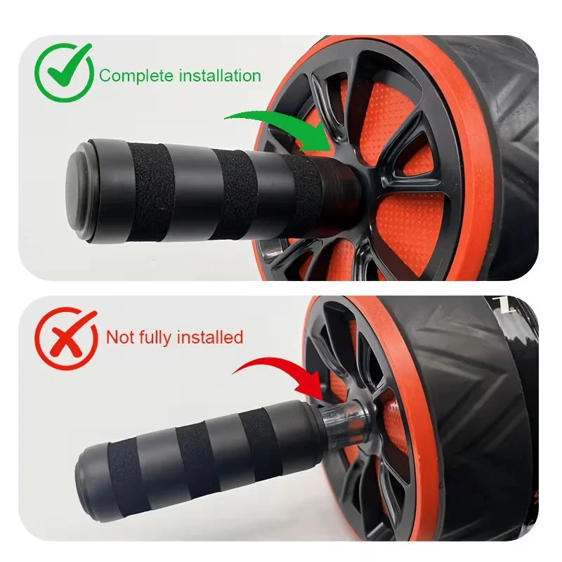 Abdominal Roller, Exercise Equipment for Core Strength Training, Home Fitness Wheel for Men and Women