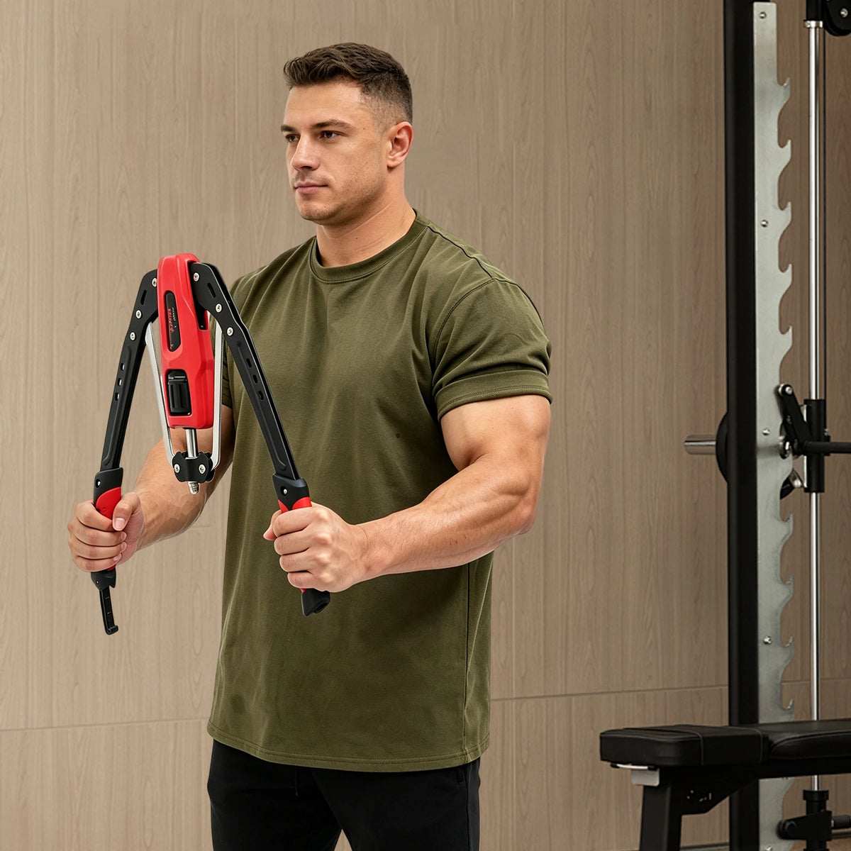 Hydraulic Arm Exerciser, Adjustable Hydraulic Cylinder Arm Trainer, Power Twister for Home Gyms, Office Workouts