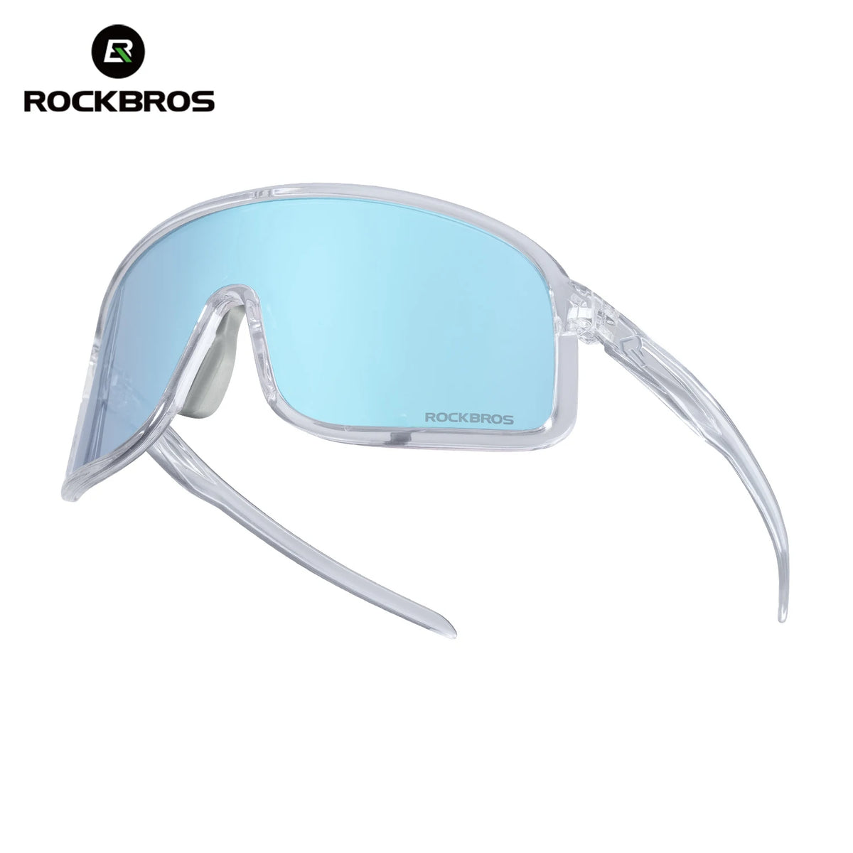 ROCKBROS Cycling Glasses Photochromic Outdoor Bike Sunglasses UV400 Eyewear Sports Eye Protection Windproof Riding Big Frame Polarized Glasse