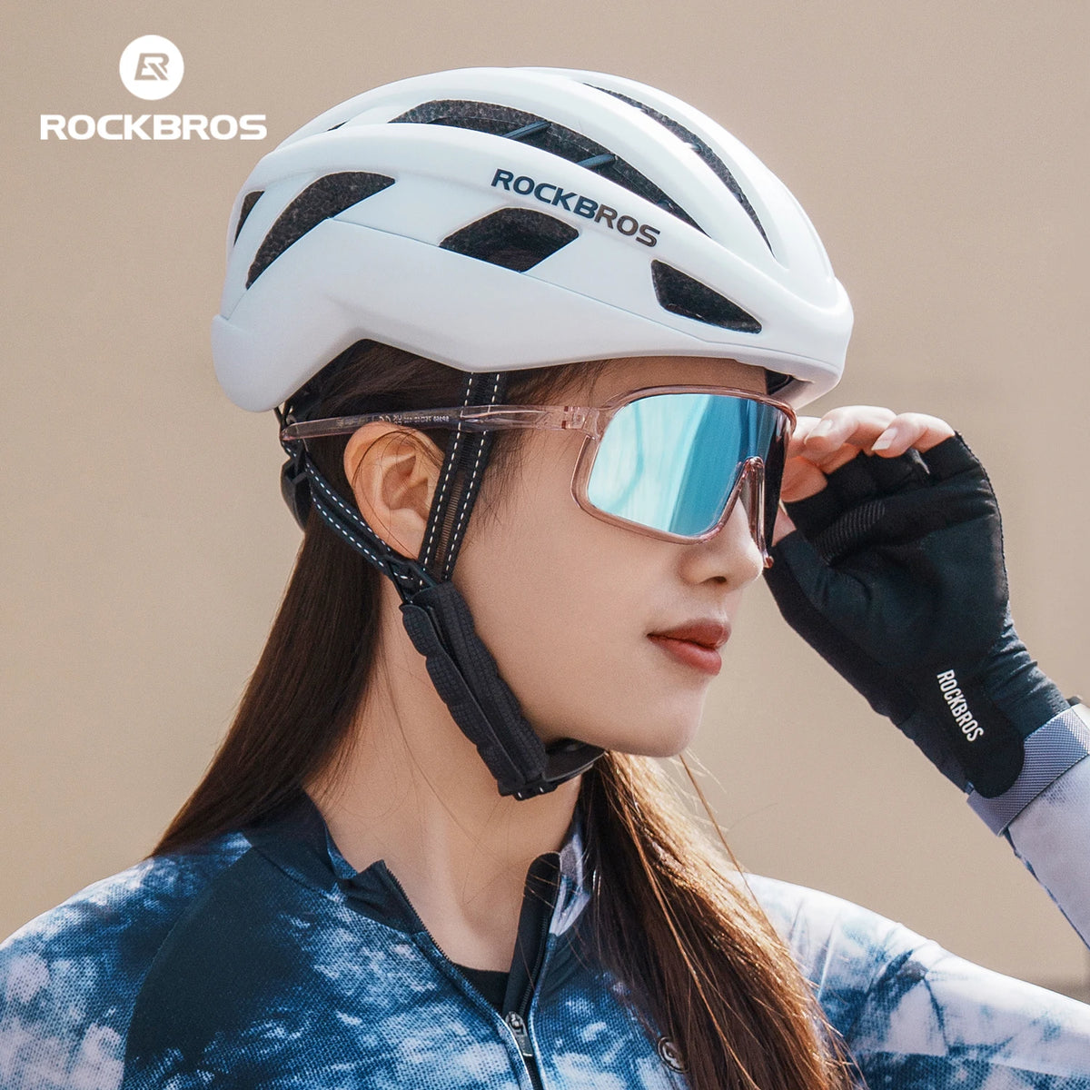 ROCKBROS Cycling Glasses Photochromic Outdoor Bike Sunglasses UV400 Eyewear Sports Eye Protection Windproof Riding Big Frame Polarized Glasse