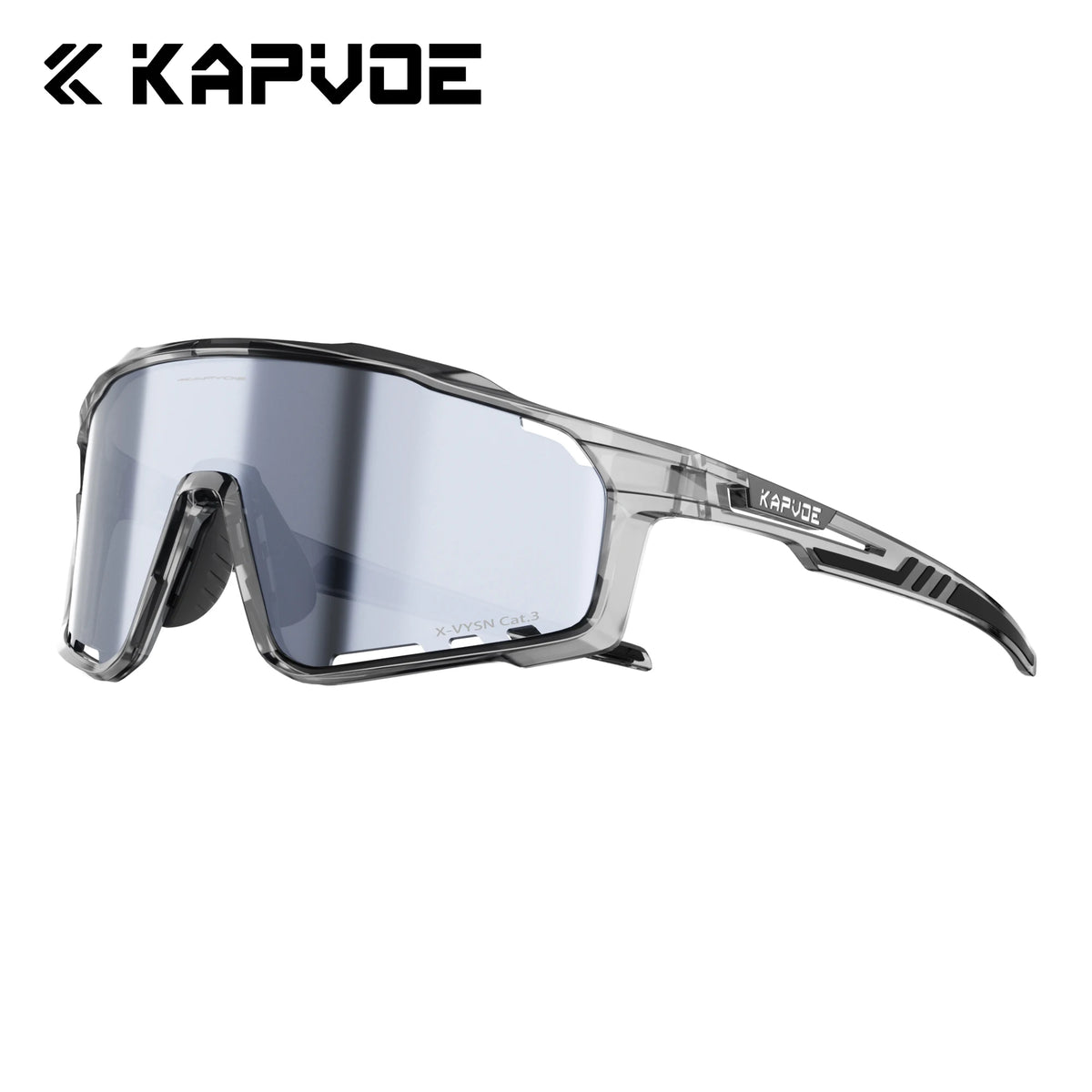 Kapvoe Photochromic Sunglasses Cycling Glasses Mountain Bike Goggles Men Baseball Eyewear Bicycle Sports Glasses for Man UV400
