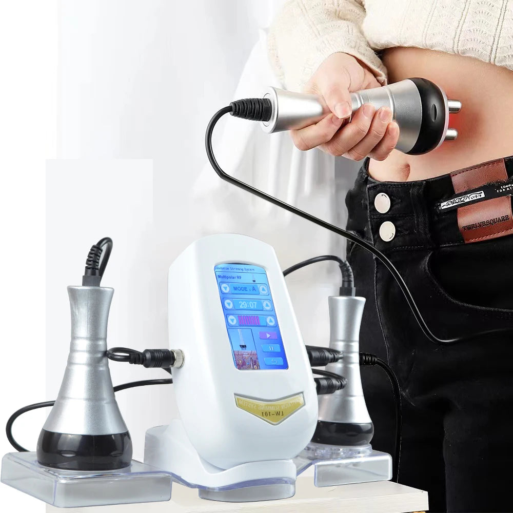 3 In 1 40K Ultrasonic Cavitation Machine Body Slimming Weight Loss Facial Skin Tightening And Lifting