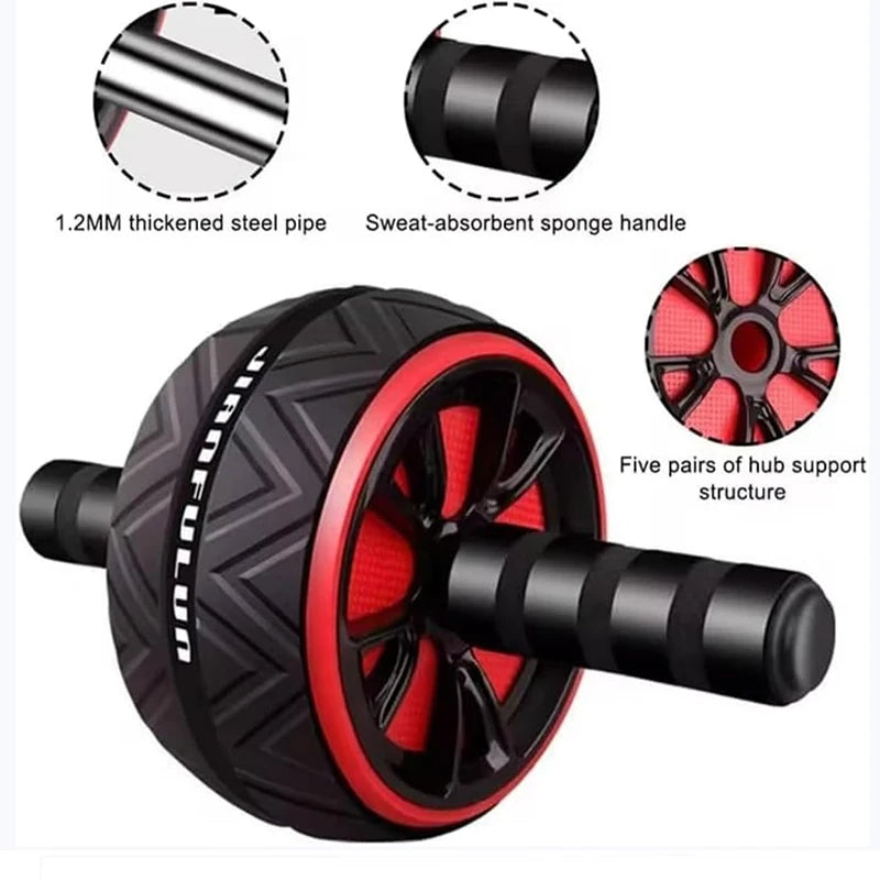 Abdominal Roller, Exercise Equipment for Core Strength Training, Home Fitness Wheel for Men and Women